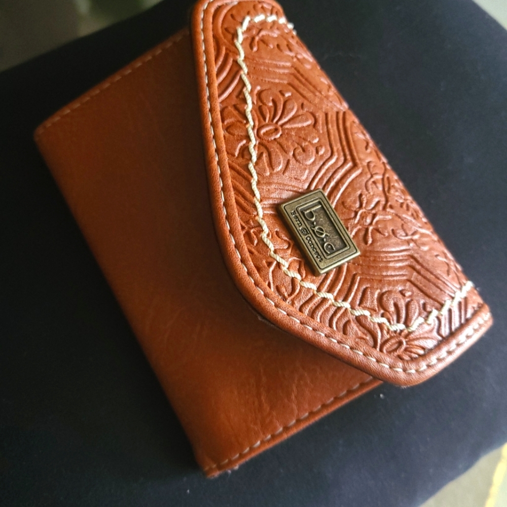 Brown Trifold Wallet